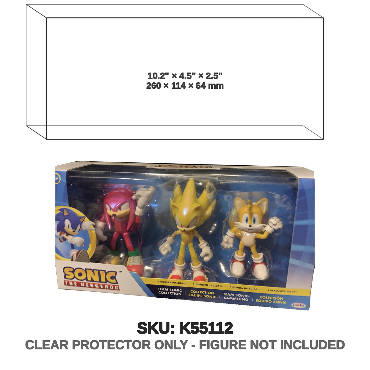 Jakks Pacific Sonic the Hedgehog 4 inch Figures 3 Pack