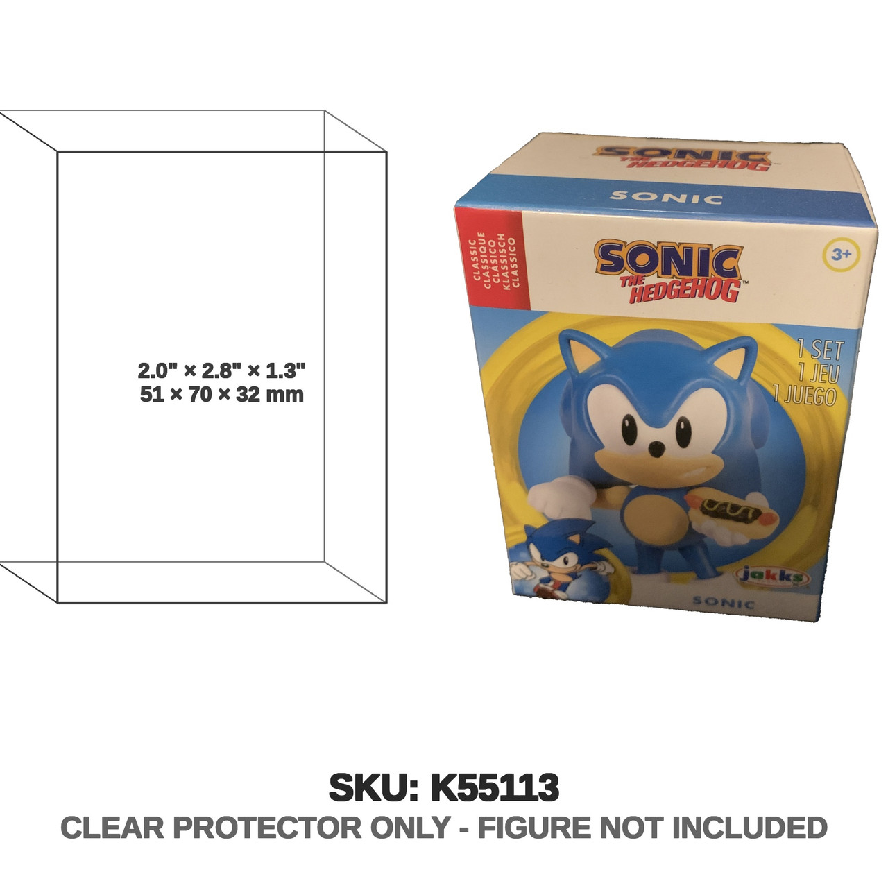 Jakks Pacific Sonic the Hedgehog 2.5 inch Figure