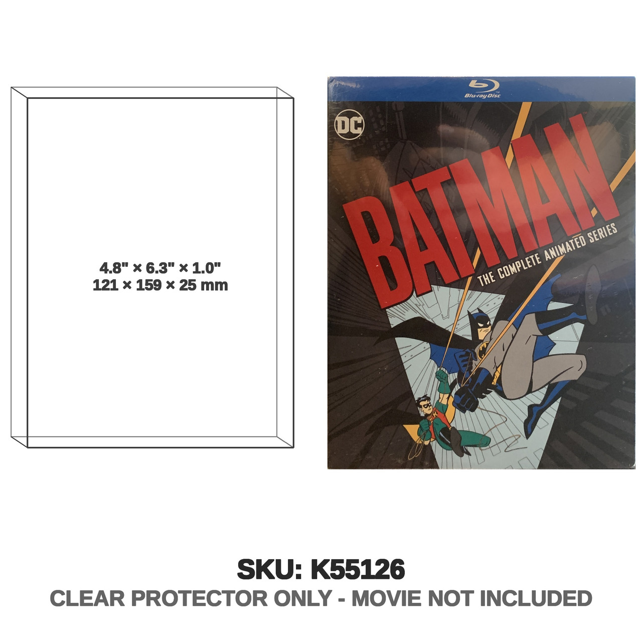 Warner Bros Batman The Animated Series Complete Series Standard Blu ray