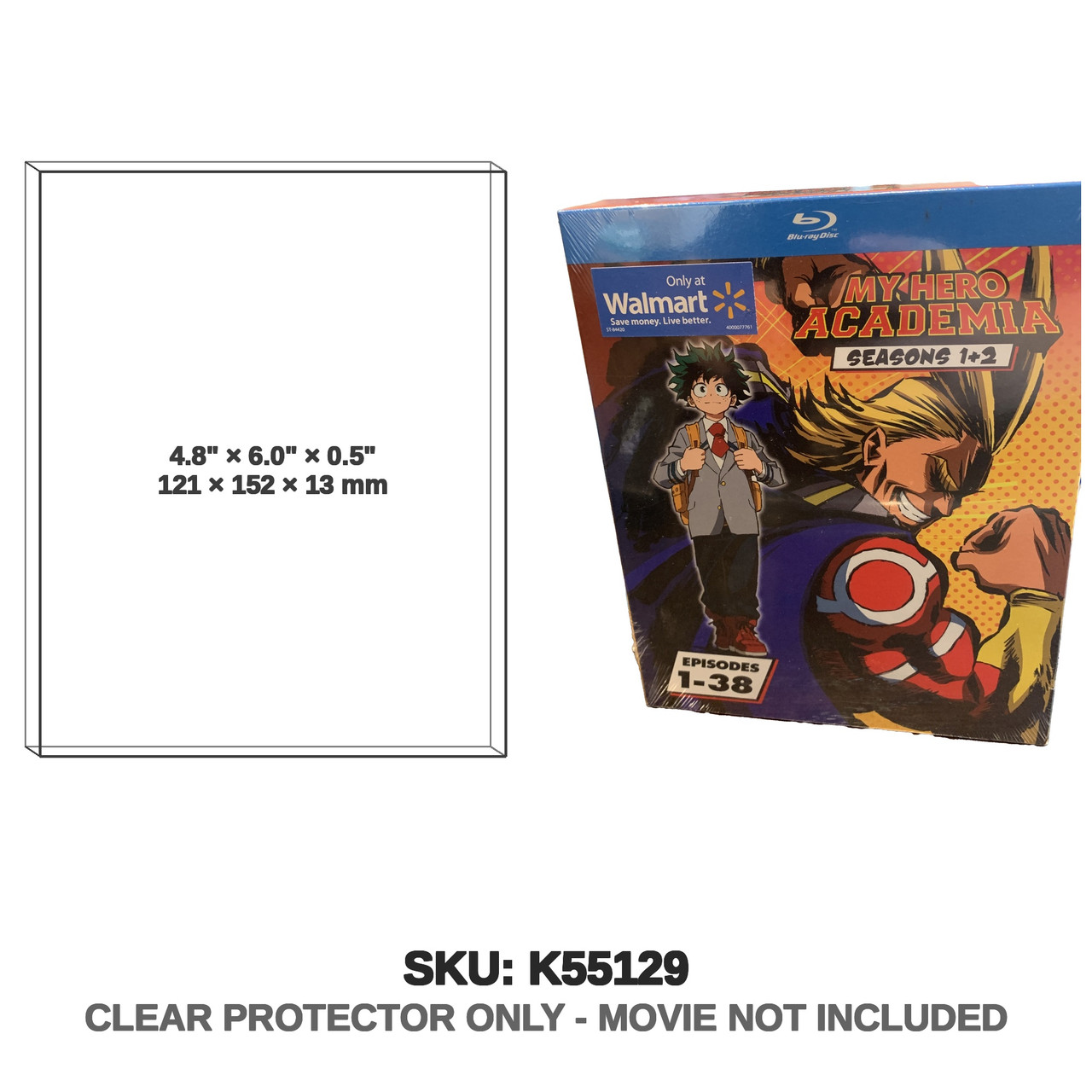 My Hero Academia Season Bundle Walmart Exclusive DVD