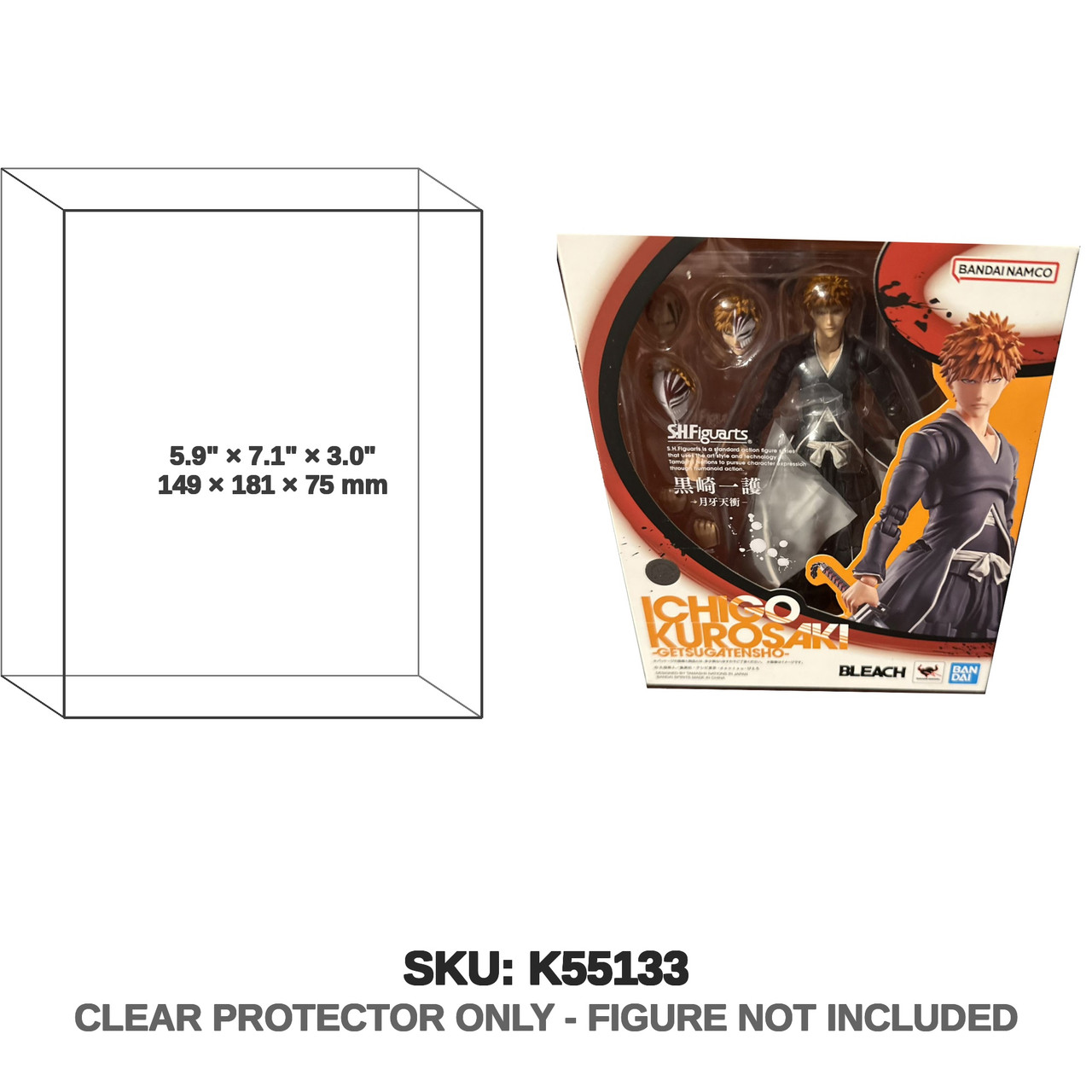 Ichigo Kurosaki Bleach Getsugatensho S.H.Figuarts Figure