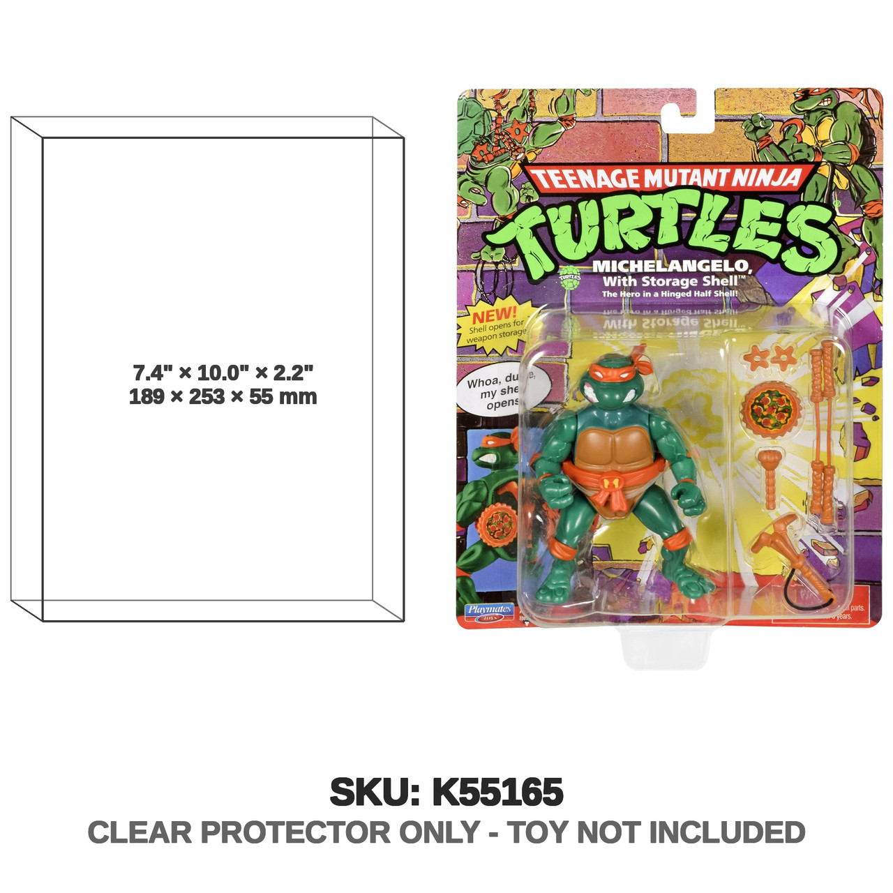 Storage Shell Michelangelo TMNT 2023 Figure