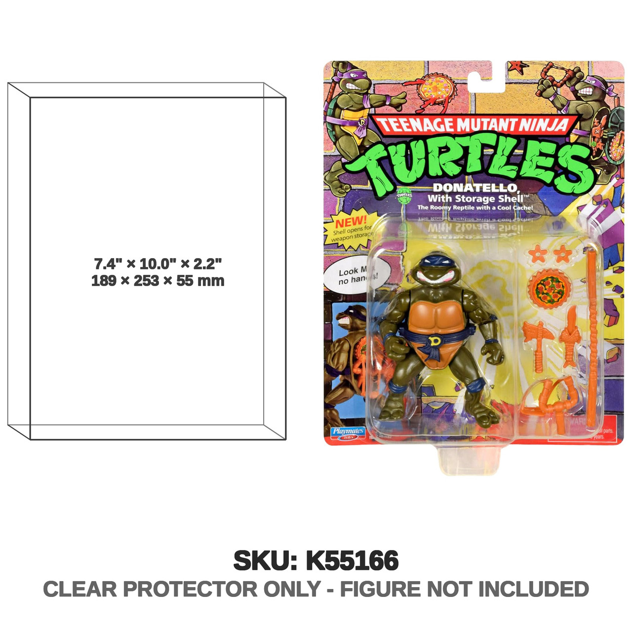 Playmates Teenage Mutant Ninja Turtles Storage Shell Donatello Standard Edition 2023