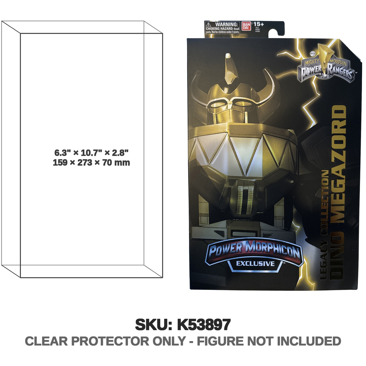 Bandai Power Rangers Legacy Collection Dino Megazord Power Morphicon Exclusive