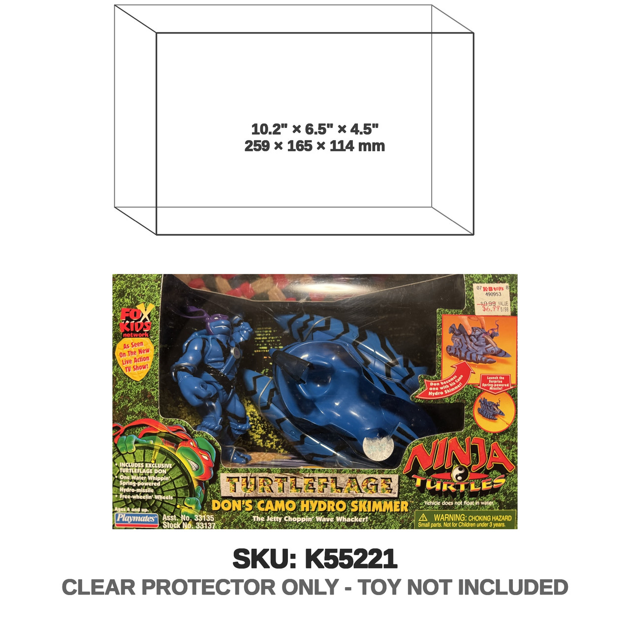 Playmates Teenage Mutant Ninja Turtles Dons Camo Hydro Skimmer