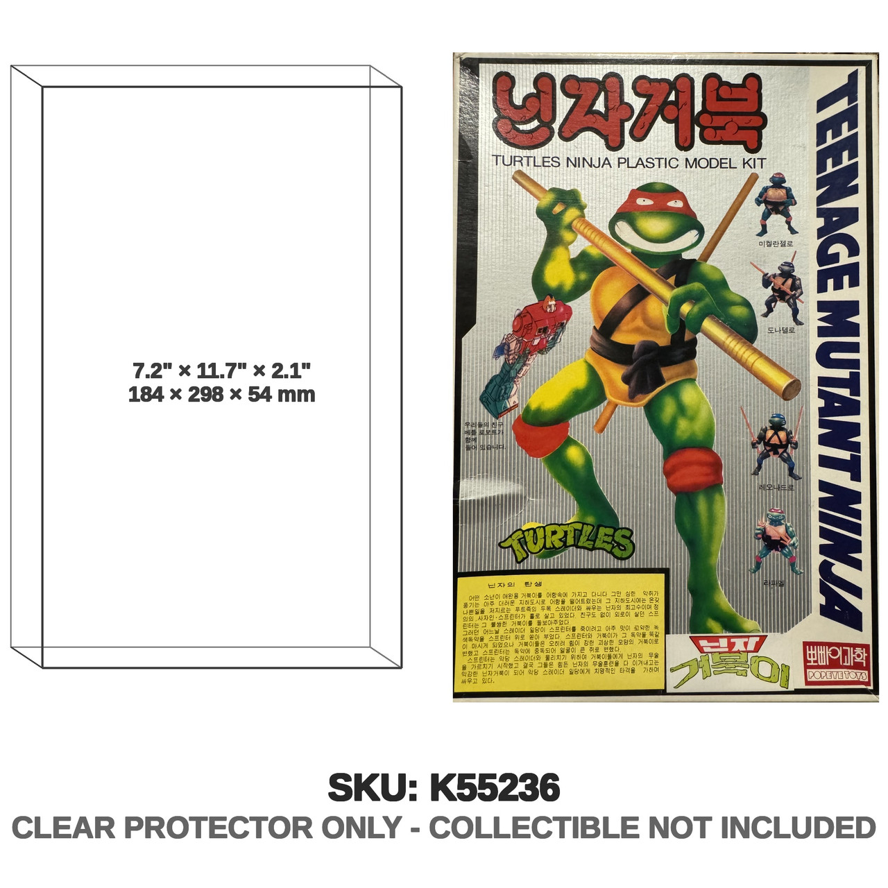 Popeye Toys Teenage Mutant Ninja Turtles Plastic Model Kit