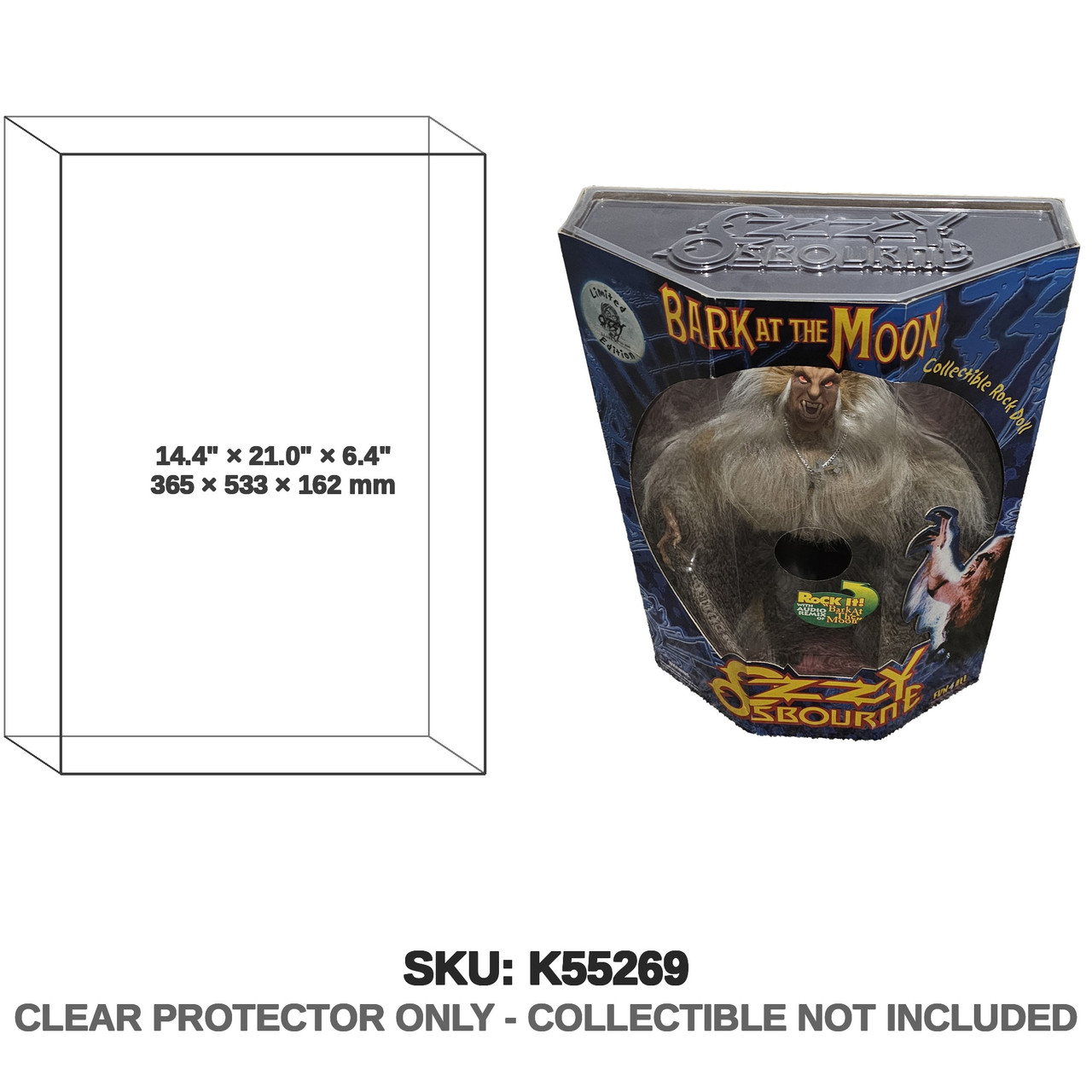 Ozzy Osbourne Bark at the Moon Collectible Doll