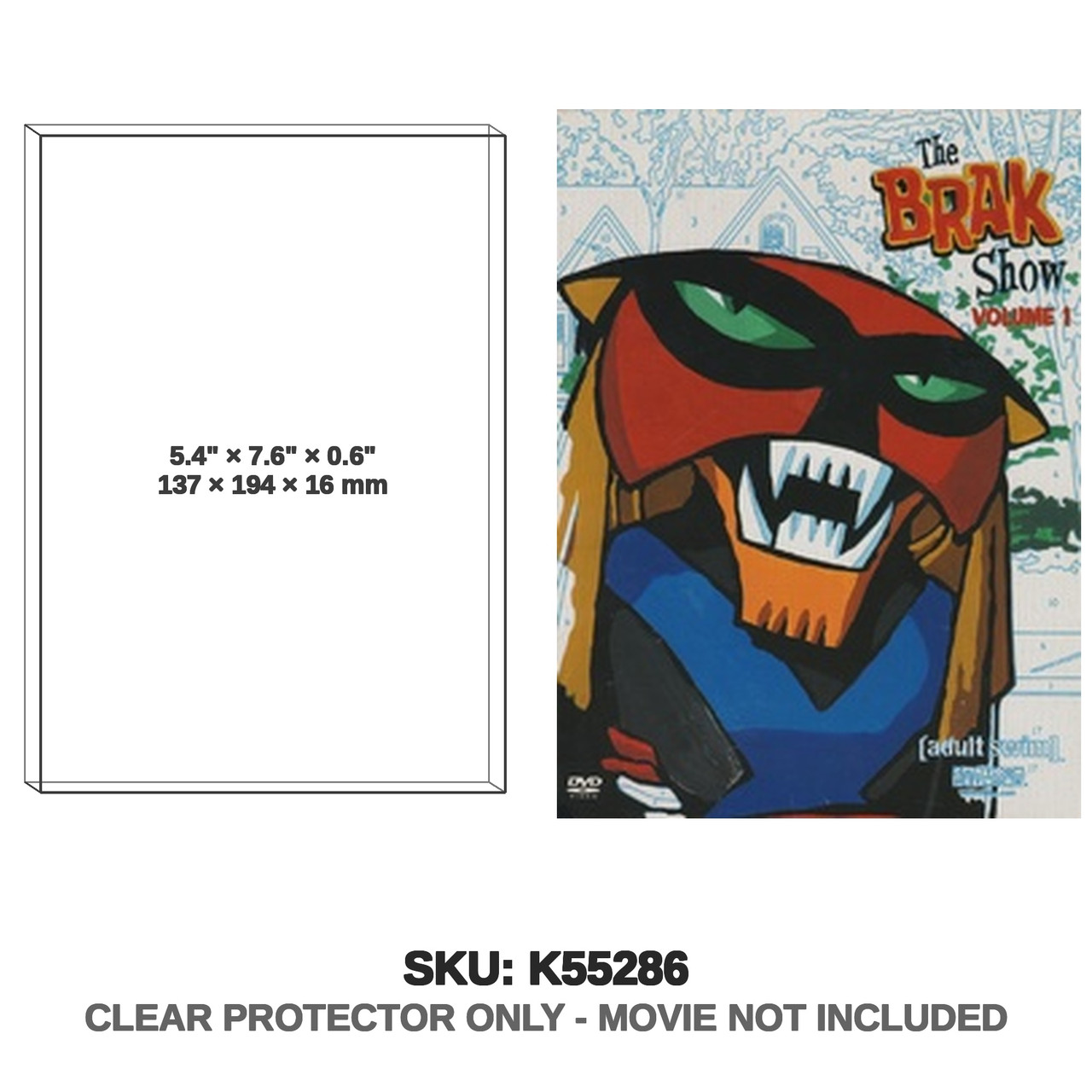 Adult Swim The Brak Show Season 1 DVD Digipack