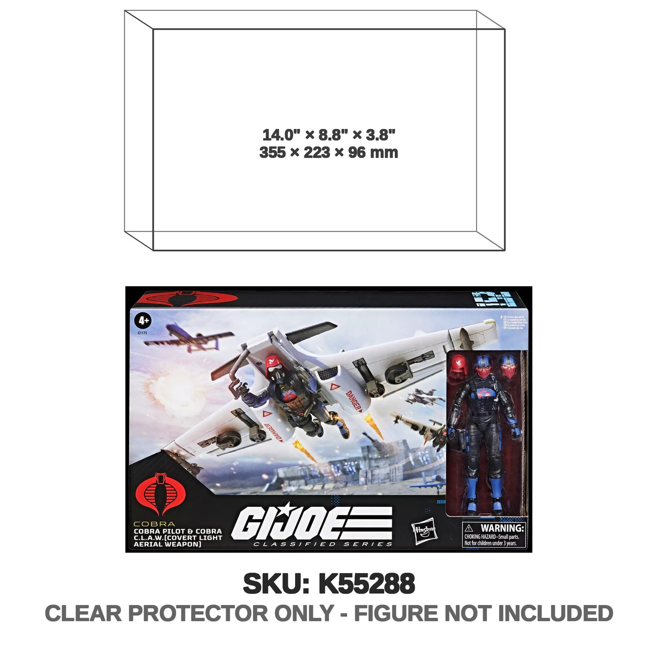 Cobra Pilot & C.L.A.W. G.I. Joe Classified Series Figure