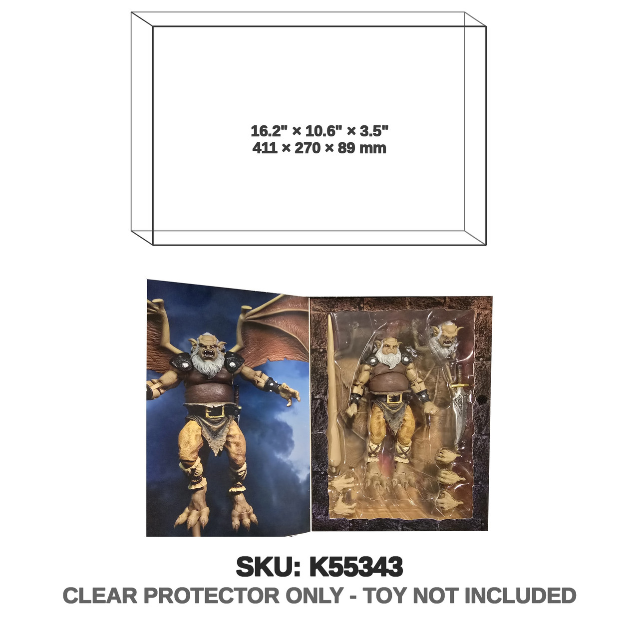 NECA Hudson Gargoyles Opened Display