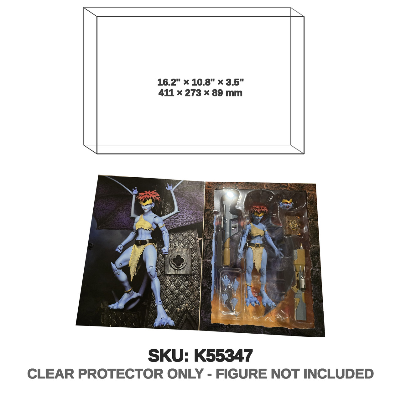 NECA Gargoyles Demona Opened Display