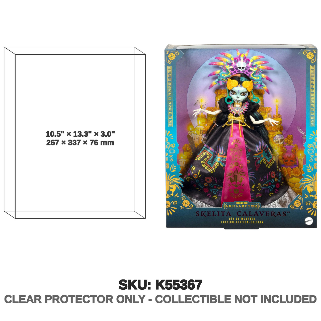 Mattel Monster High Skullector Skelita Calaveras Dia de Muertos Doll