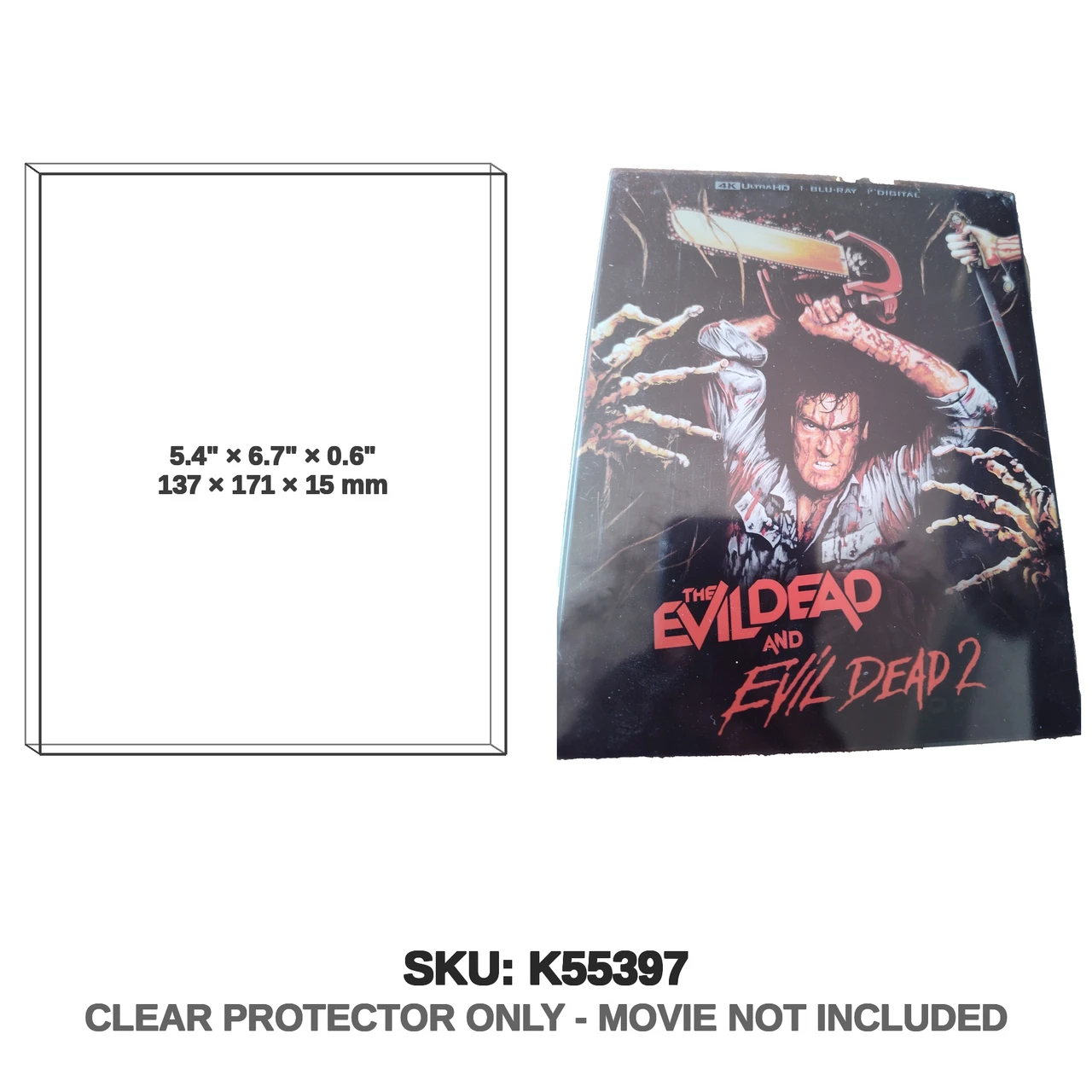 Standard Size Steelbook with Plastic Cover