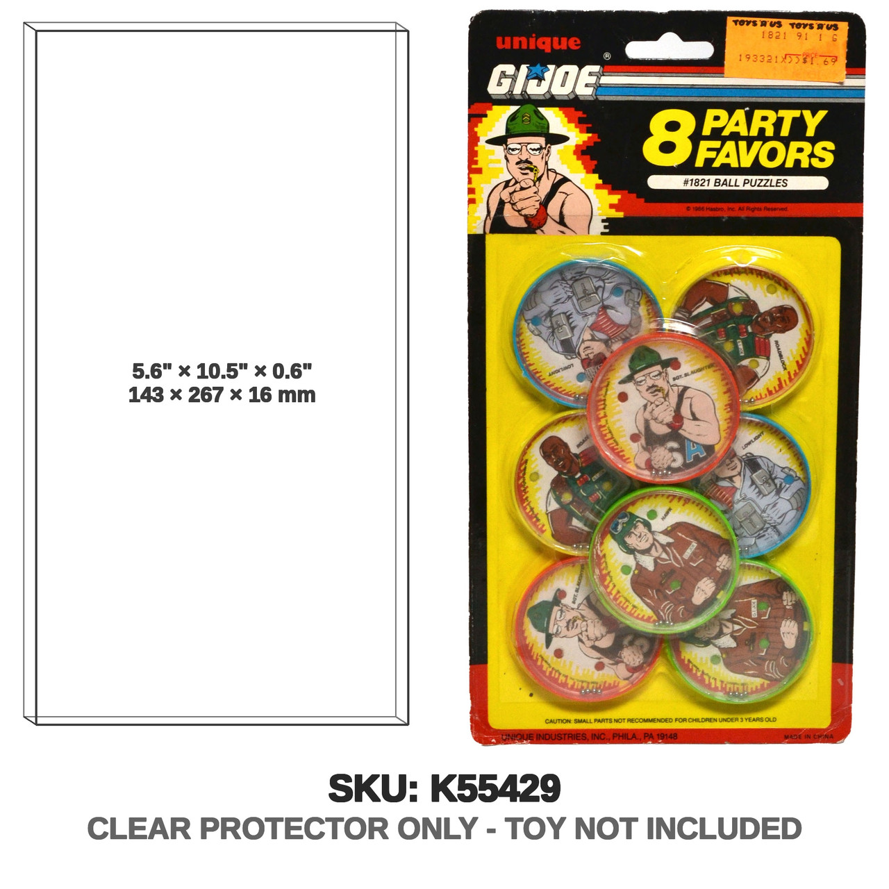 G.I. Joe Party Favors Ball Puzzles by Unique