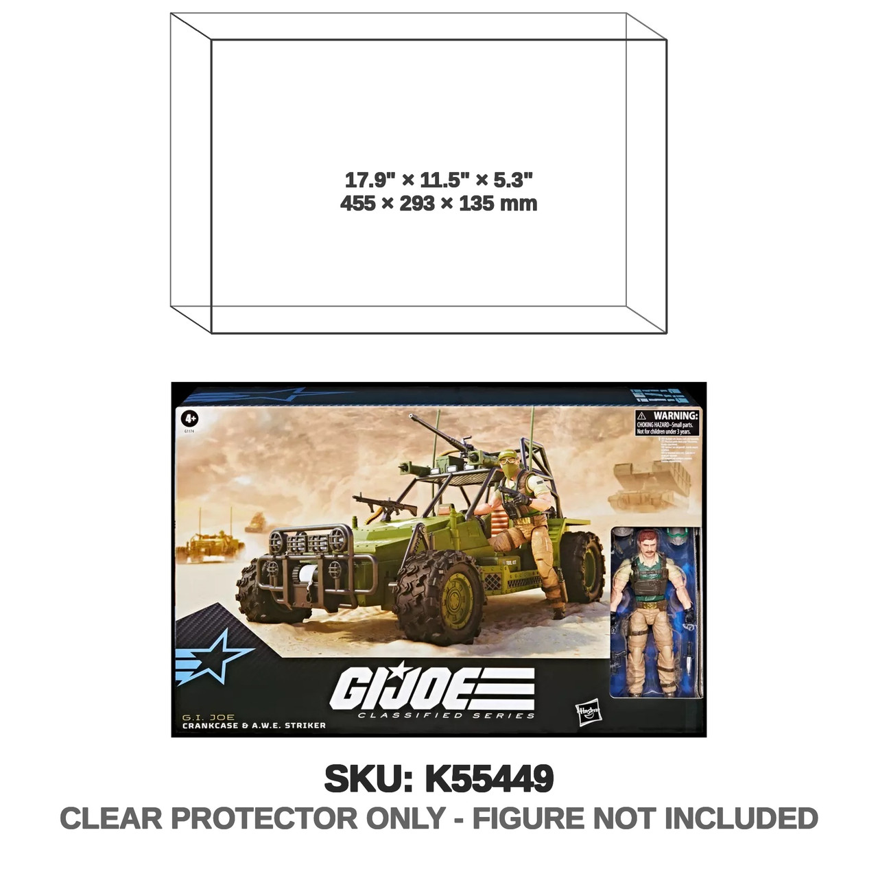 Crankcase & A.W.E. Striker G.I. Joe Classified Series 171 Figure