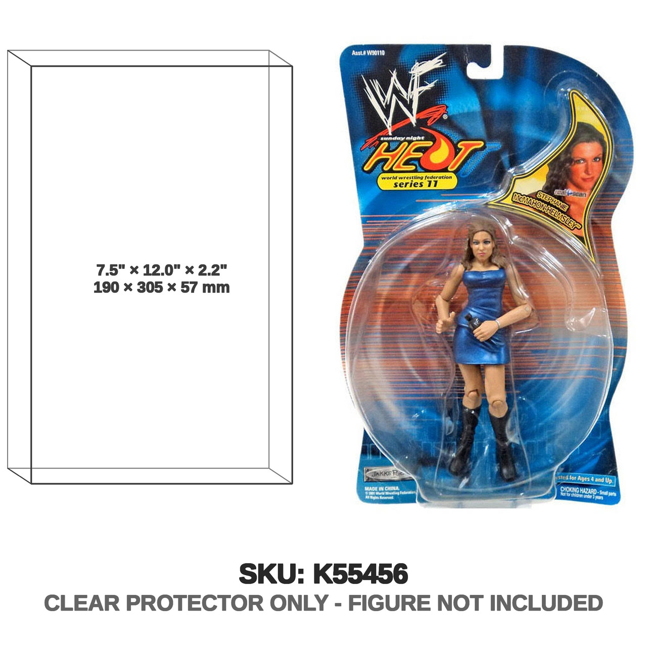 WWE Wrestling WWF Sunday Night Heat Stephanie McMahon Helmsley Action Figure