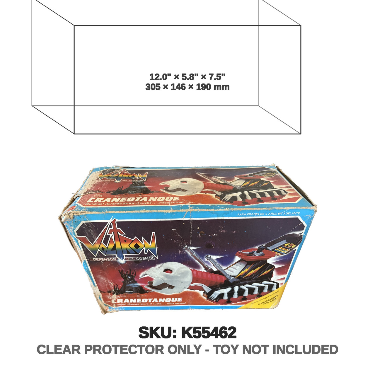 Mattel Voltron Skull Tank Mexican Version