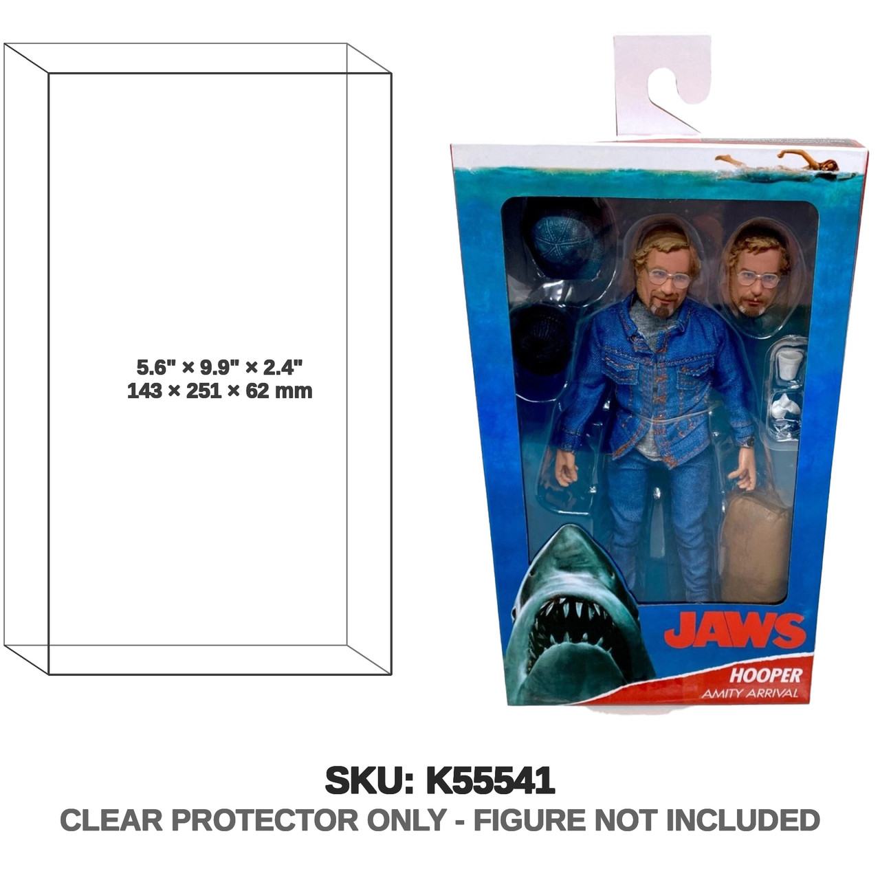 NECA Jaws Hooper Amity Arrival