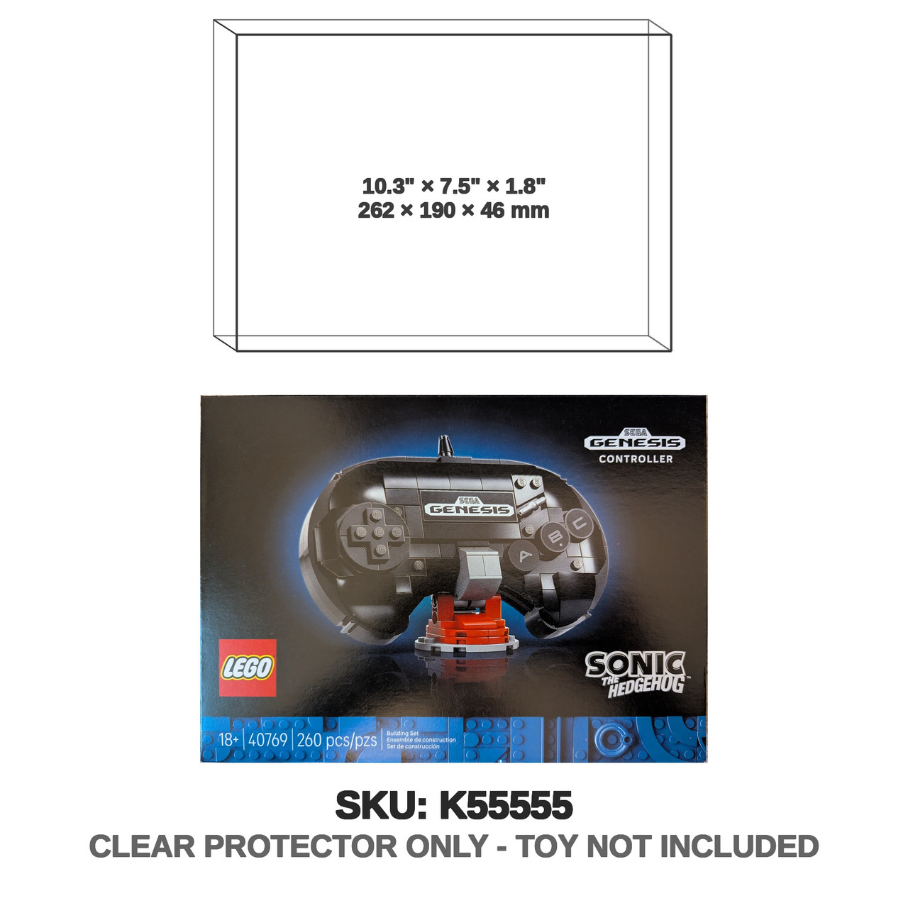 Sega Genesis Controller LEGO Set
