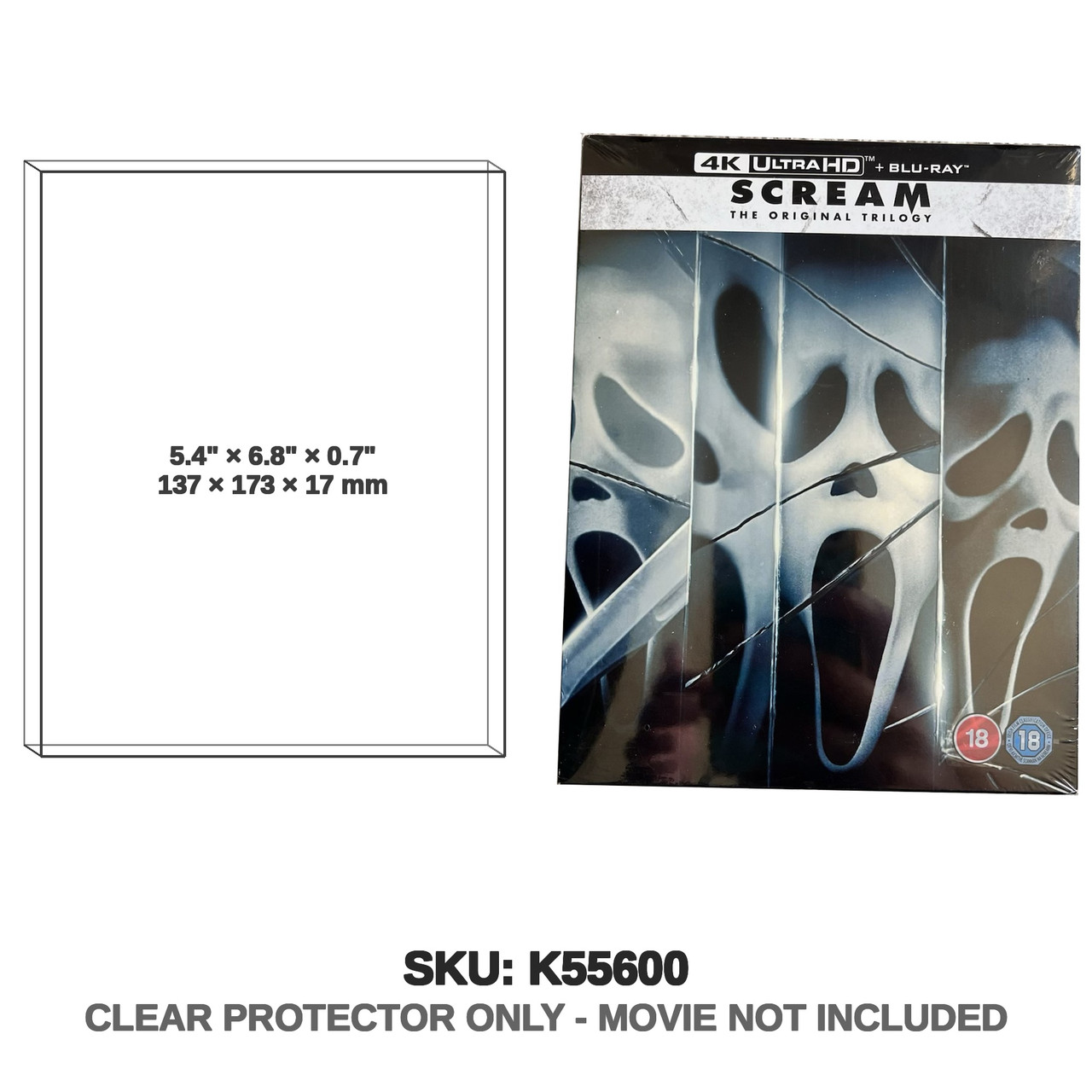 The Original Scream Trilogy UK Version Blu-ray