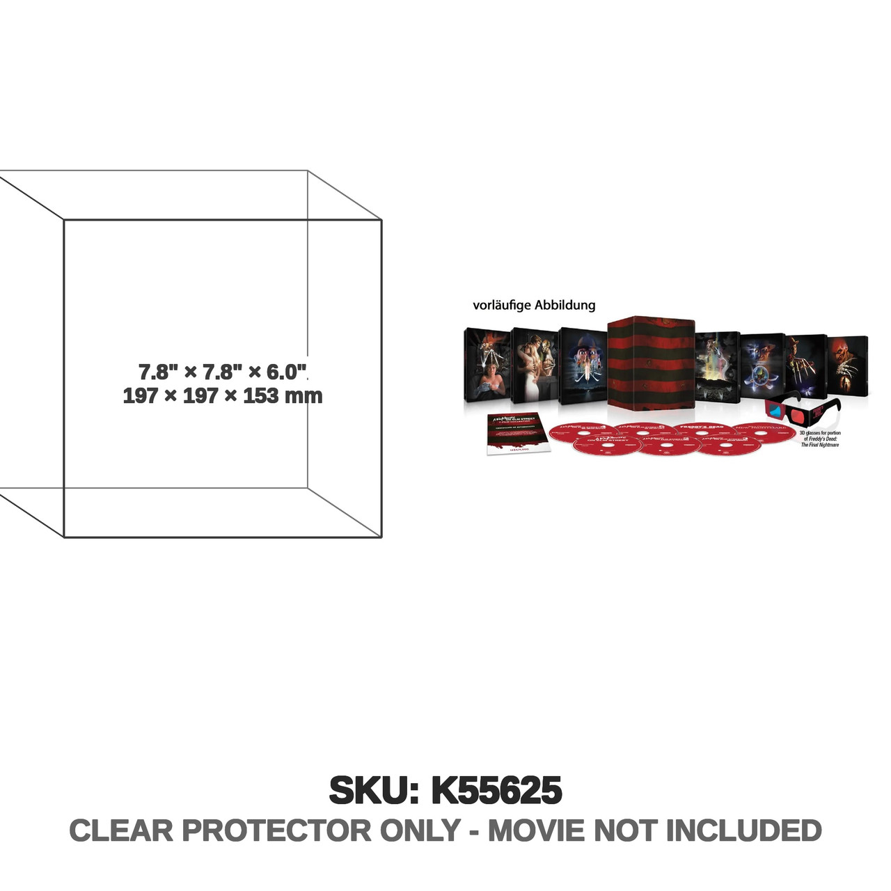 The Nightmare on Elm Street 7 Film Library Steelbook Collection