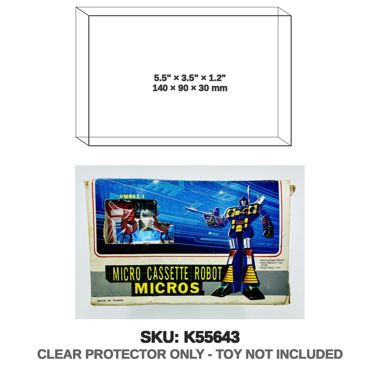 Rumble Transformers G1 Micro Cassette Figure