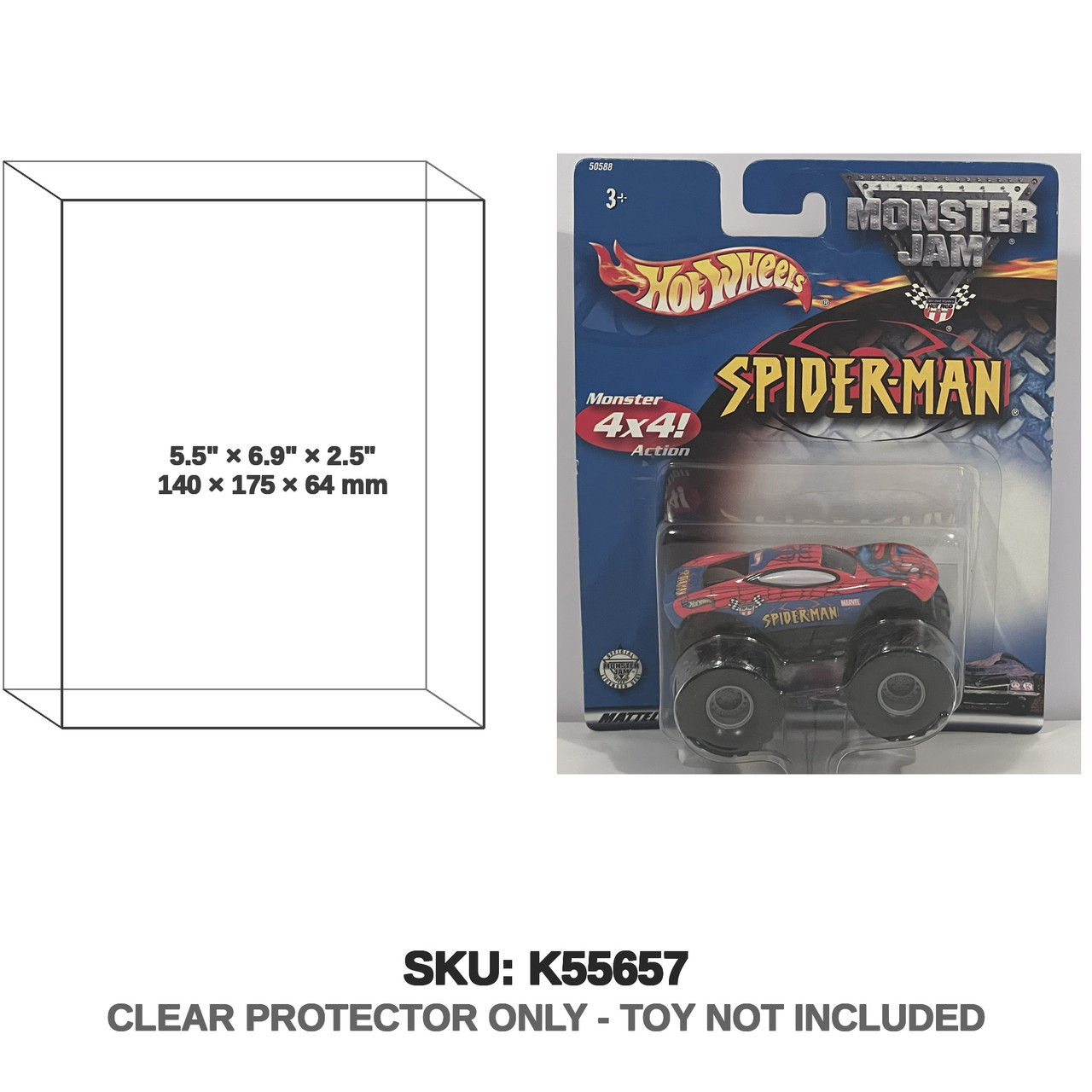 Mattel Hot Wheels Spider-Man Monster Jam
