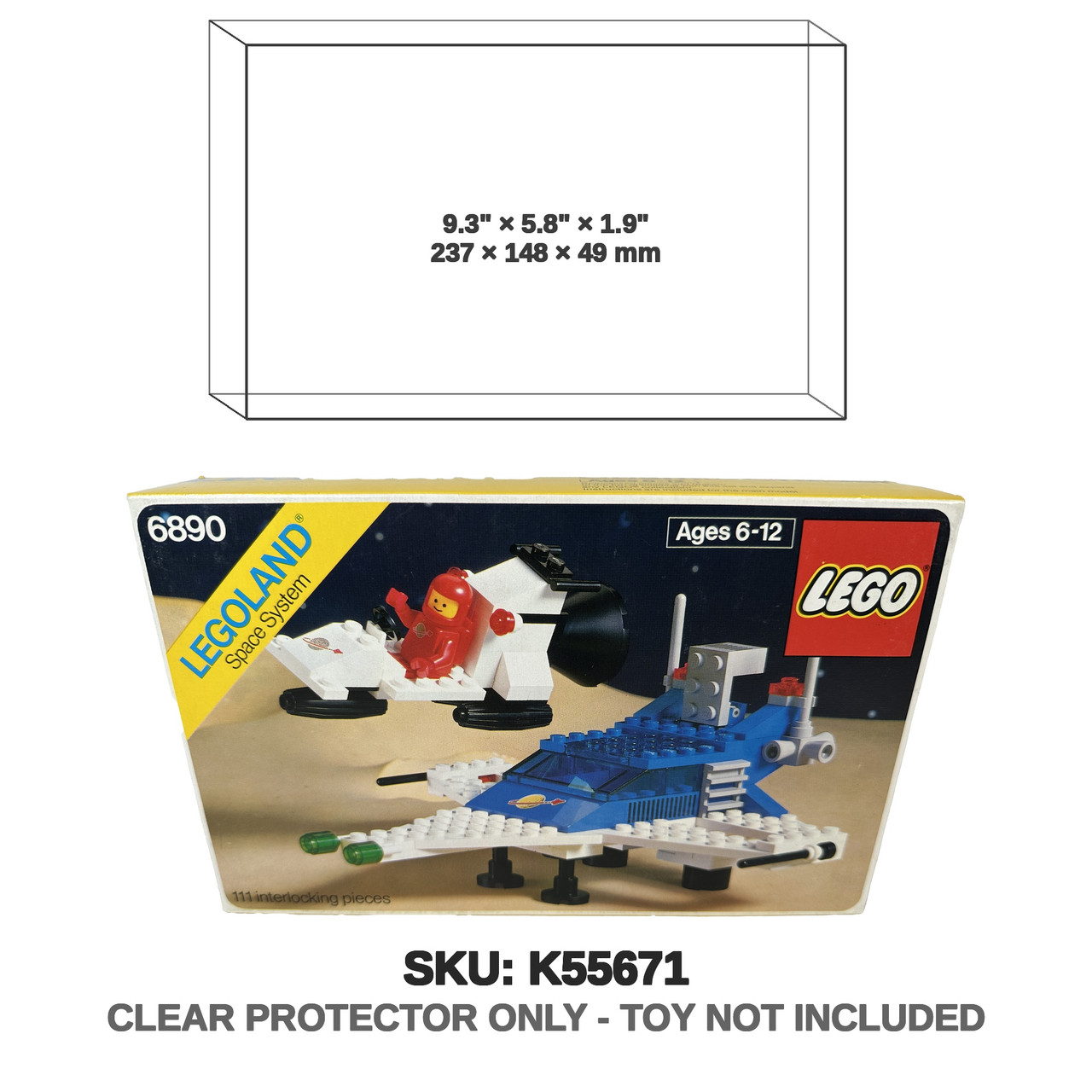 LEGO Legoland Space System 6890 Cosmic Cruiser 1982