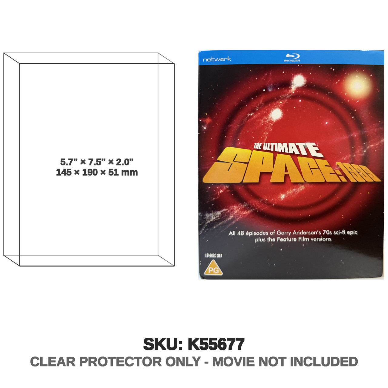The Ultimate Space 1999 Network Video Blu ray