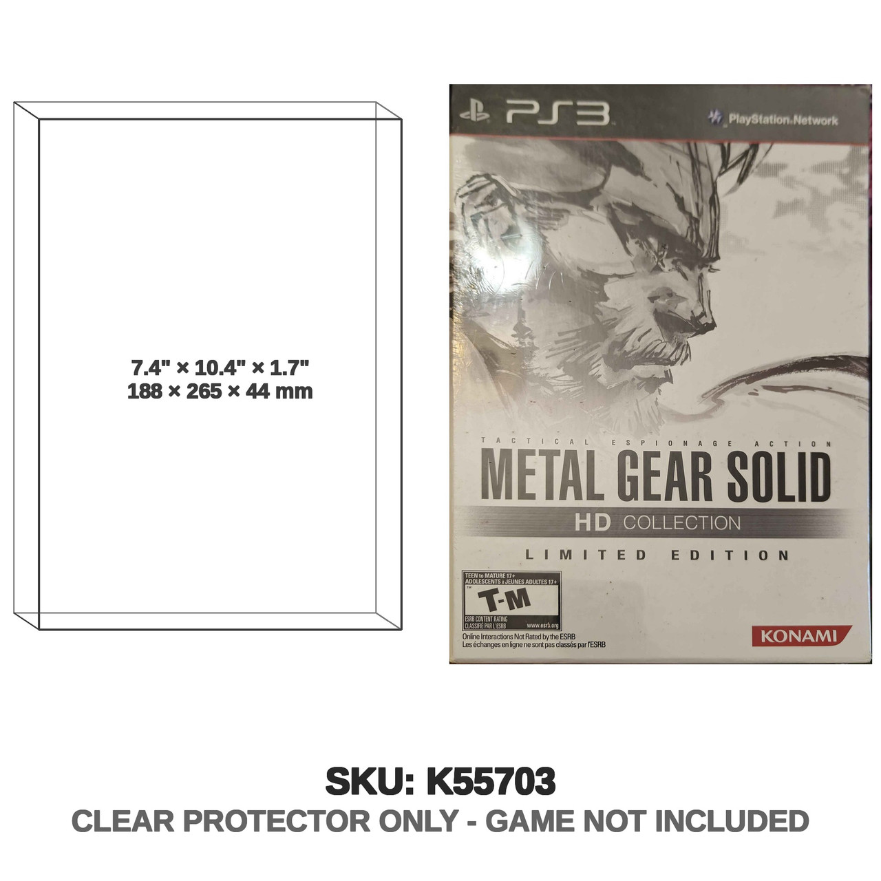 Konami PS3 Metal Gear Solid HD Collection Limited Edition Konami PS3 Metal Gear Solid HD Collection Limited Edition
