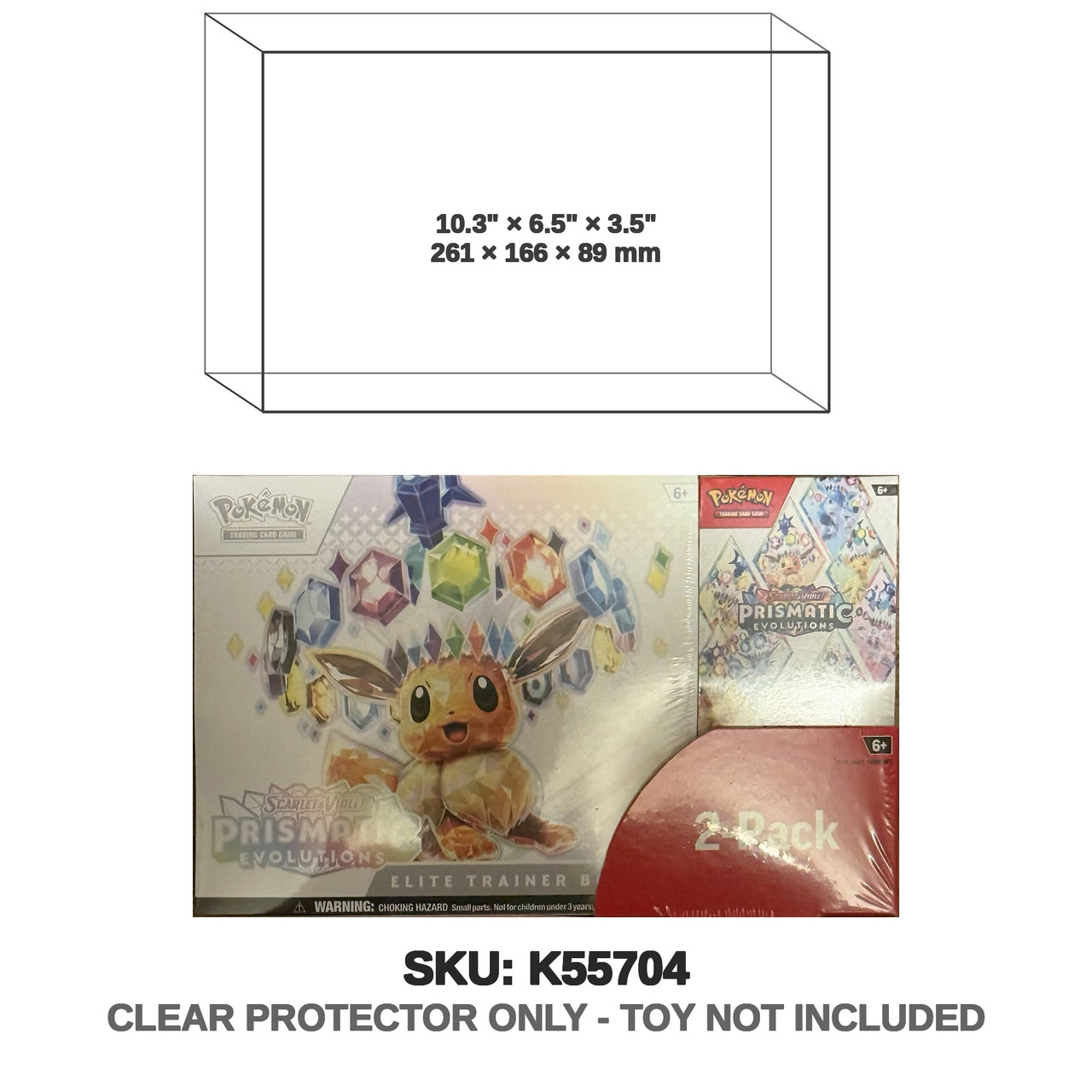 The Pokemon Company Pokemon Prismatic Evolutions 2-Pack