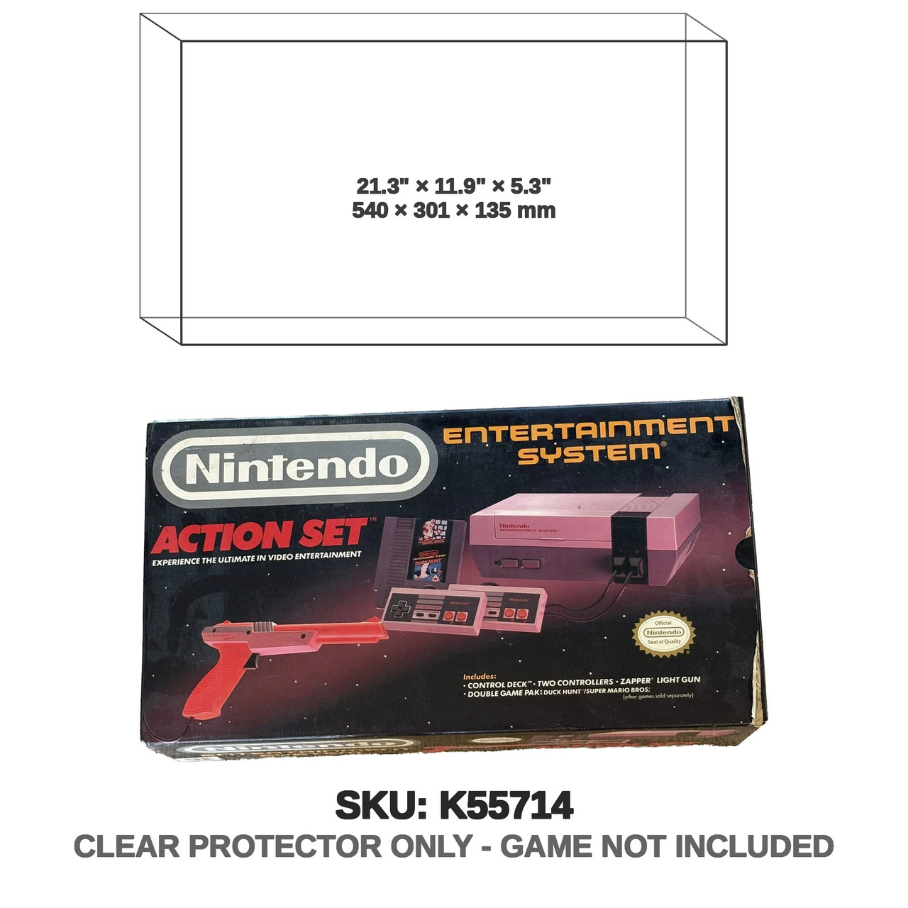 NES Action Set Console Orange Zapper