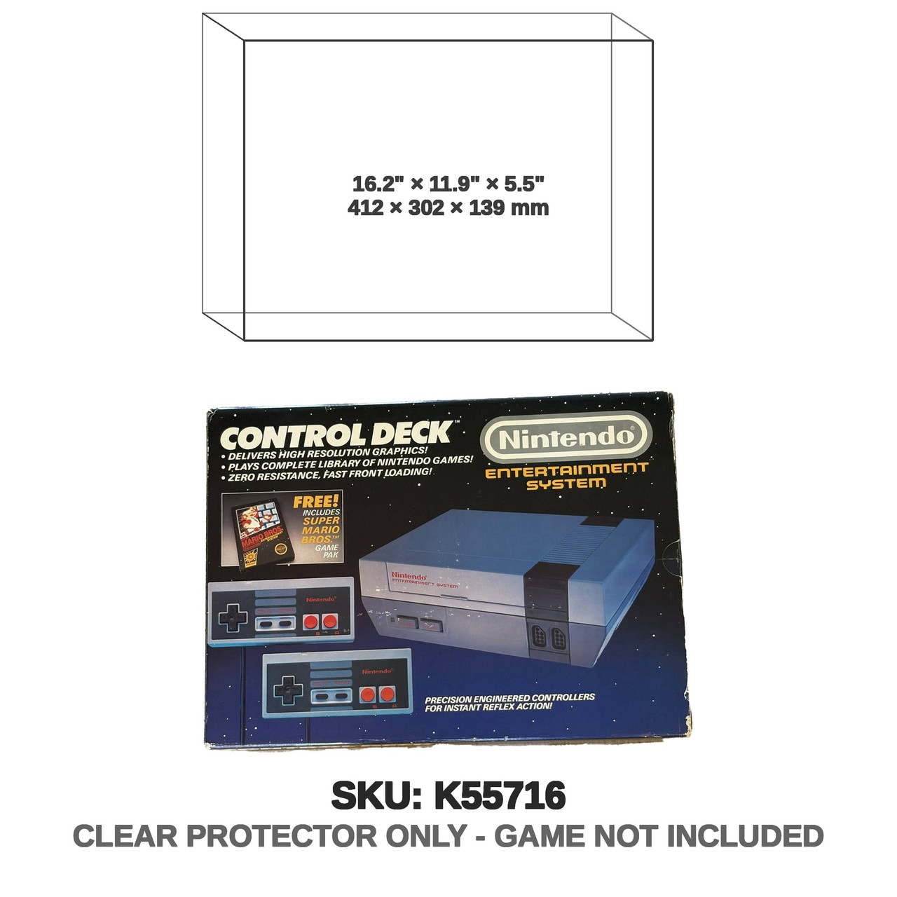 Nintendo Entertainment System NES Console Control Deck