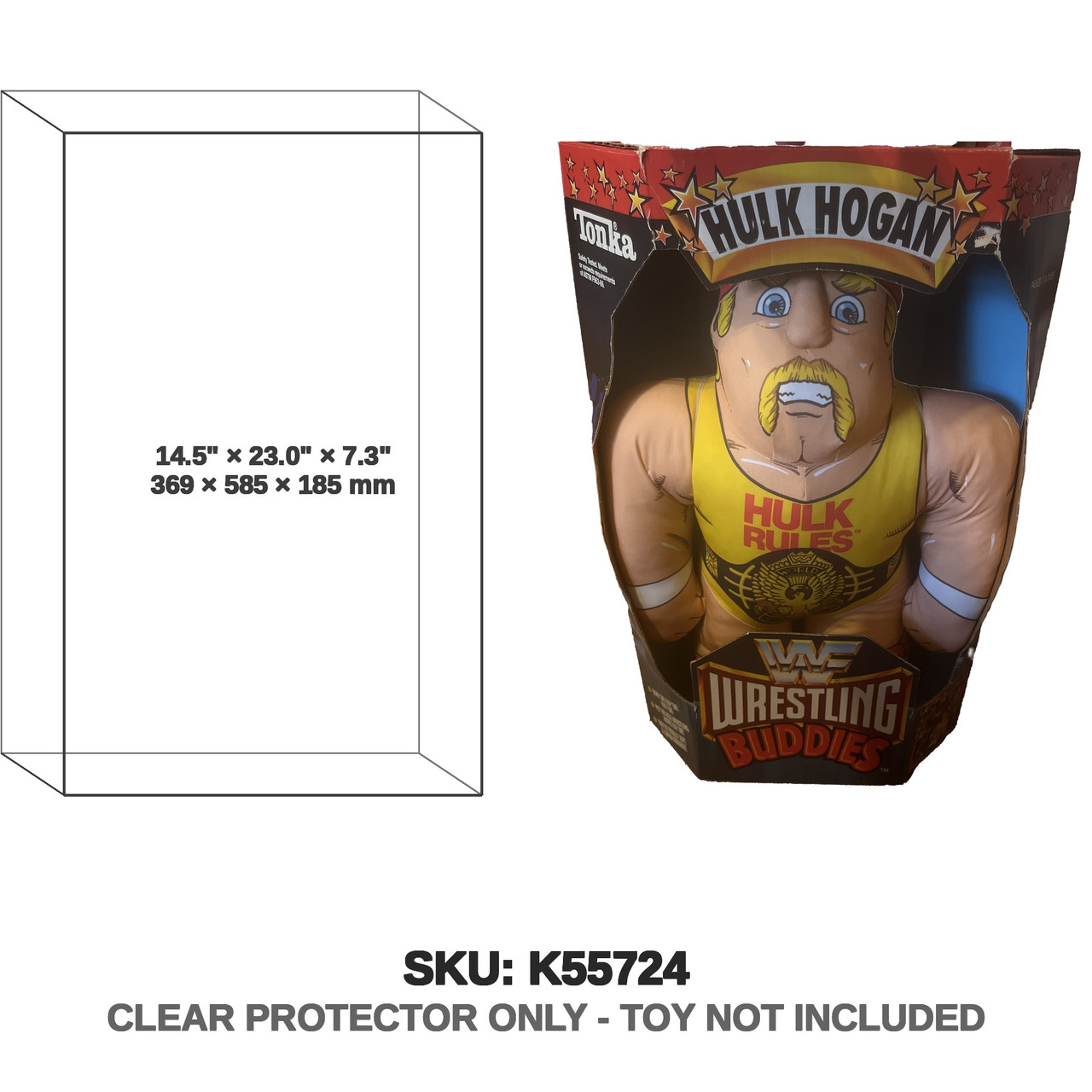 Hulk Hogan WWE Wrestling Buddy Plush