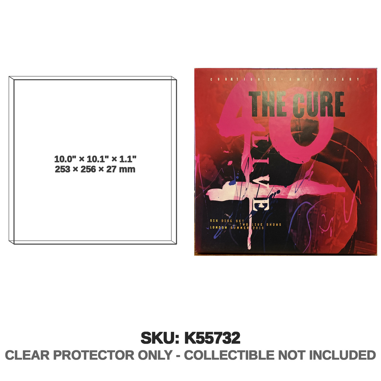 Eagle Records The Cure 40 Live Cureation 25 Anniversary CD Blu-ray Deluxe Edition