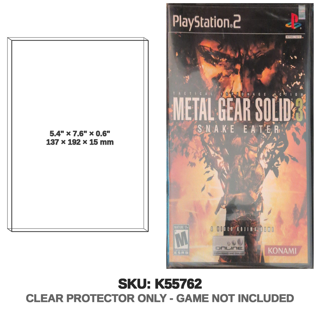 Konami Metal Gear Solid 3 Snake Eater PS2