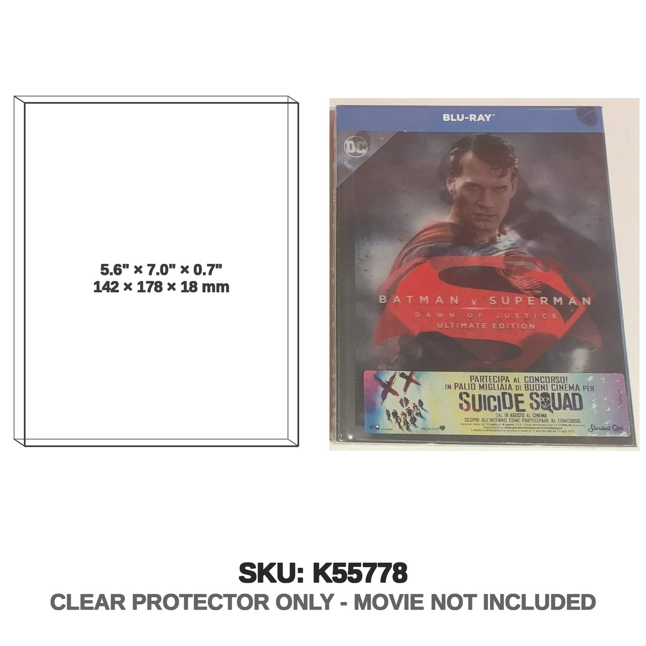Batman v Superman Dawn of Justice Ultimate Edition Blu-ray Digibook