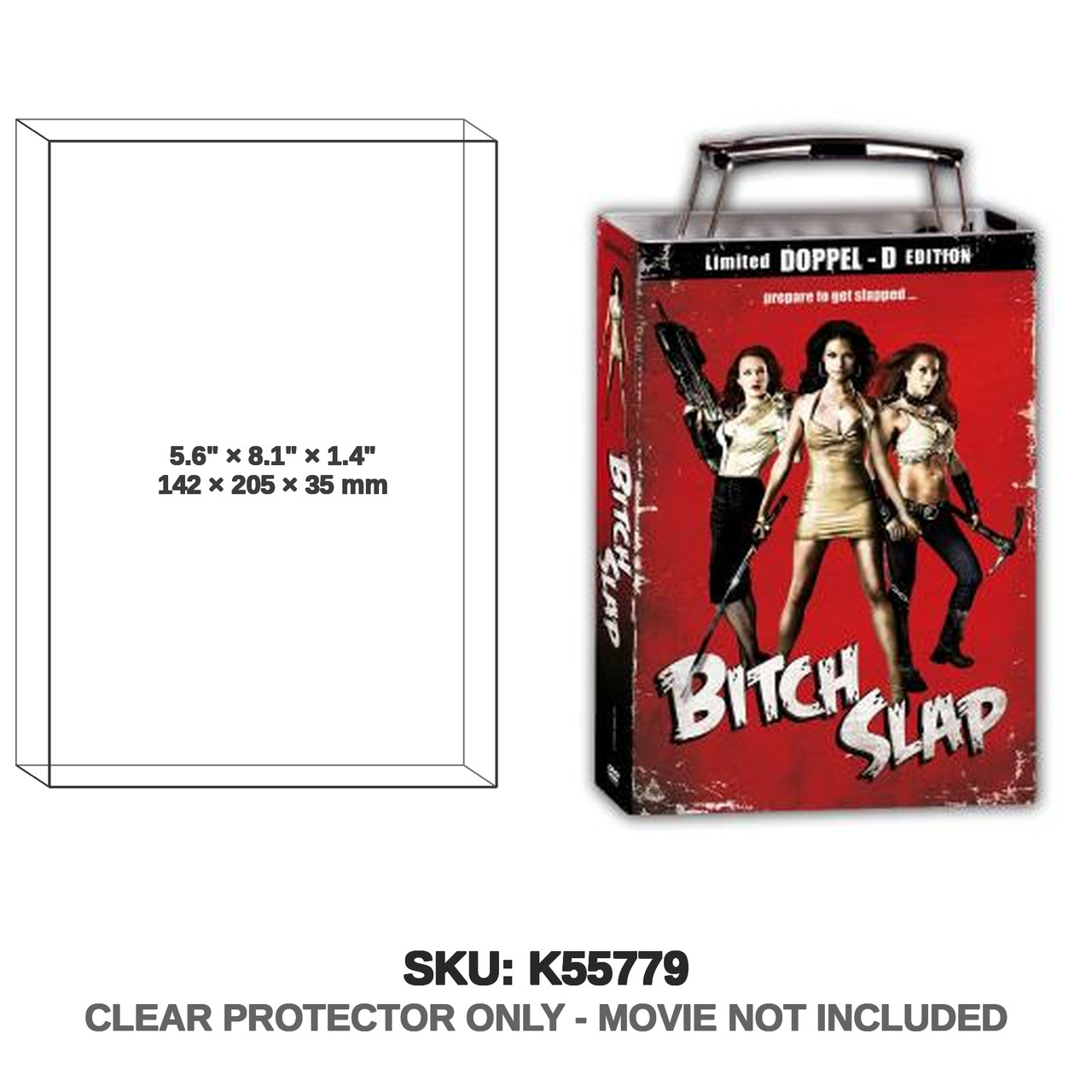 Arrow Video Bitch Slap Limited Doppel-D Edition Metal Canister DVD