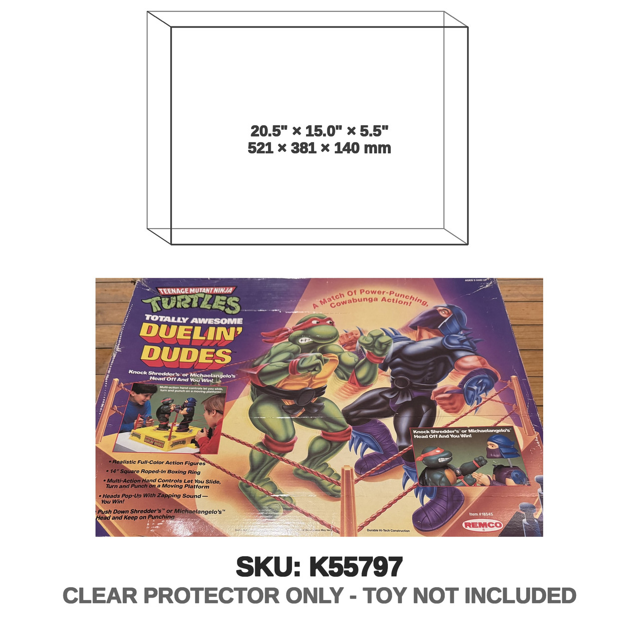 Remco Teenage Mutant Ninja Turtles Duelin Dudes