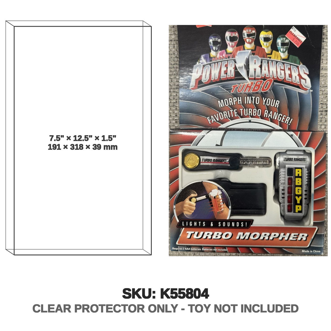 Bandai Power Rangers Turbo Morpher