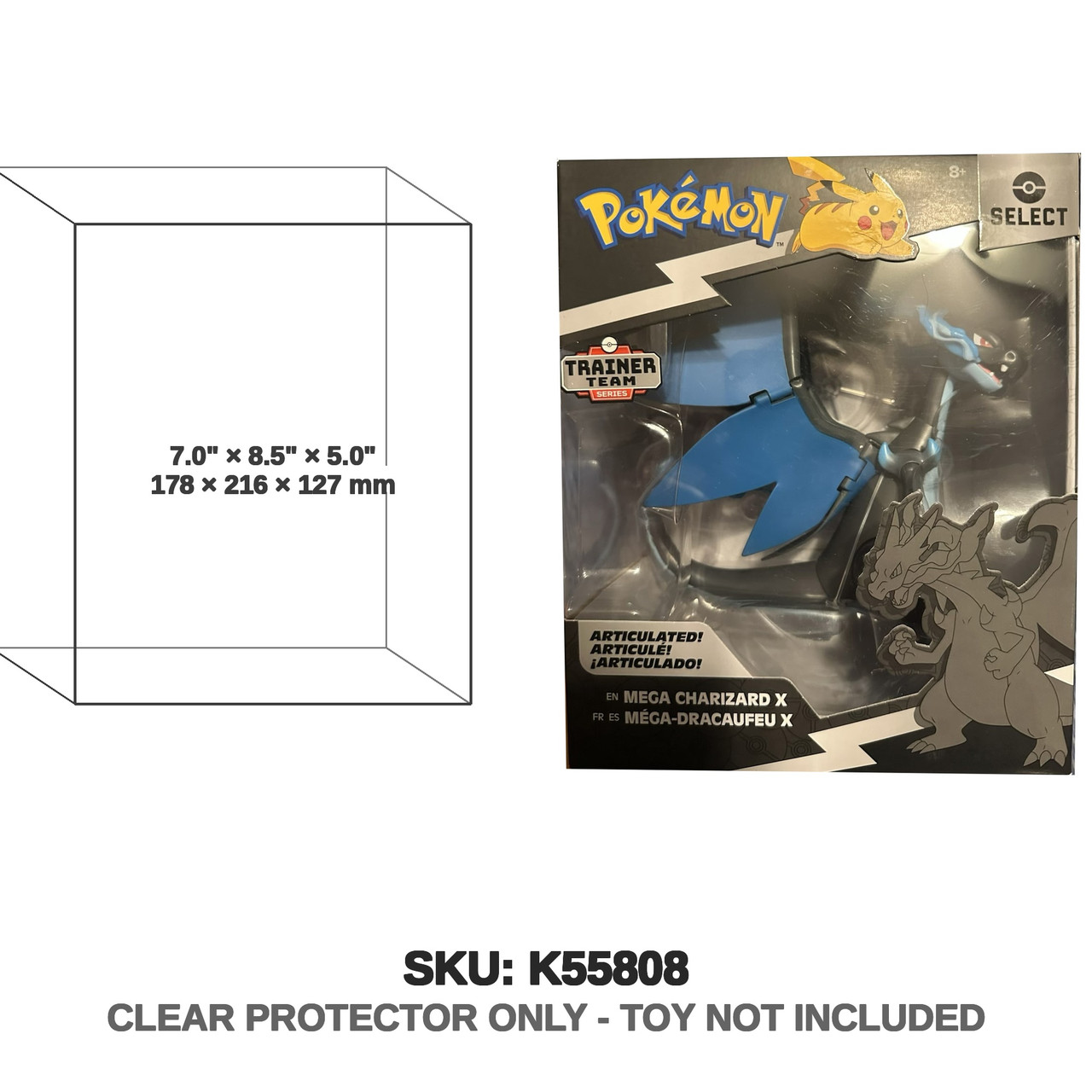 Charizard Pokemon Trainer Team Figure Set