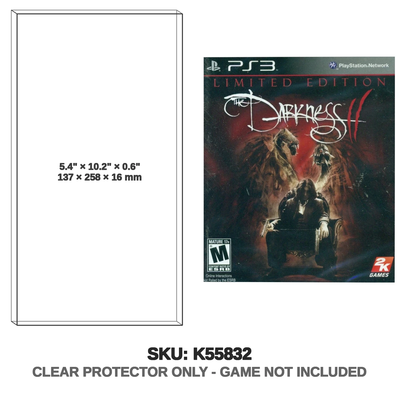 PlayStation 3 PS3 Game Case Oversized Height Customizable