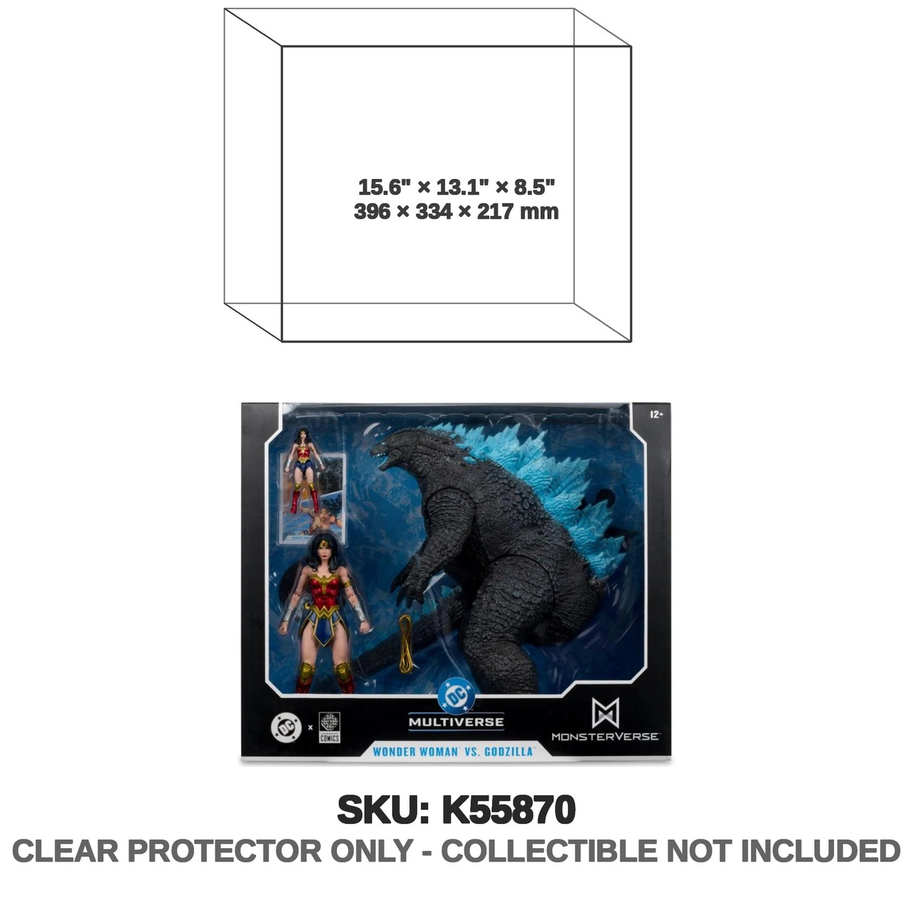 McFarlane Wonder Woman vs Godzilla Two Pack