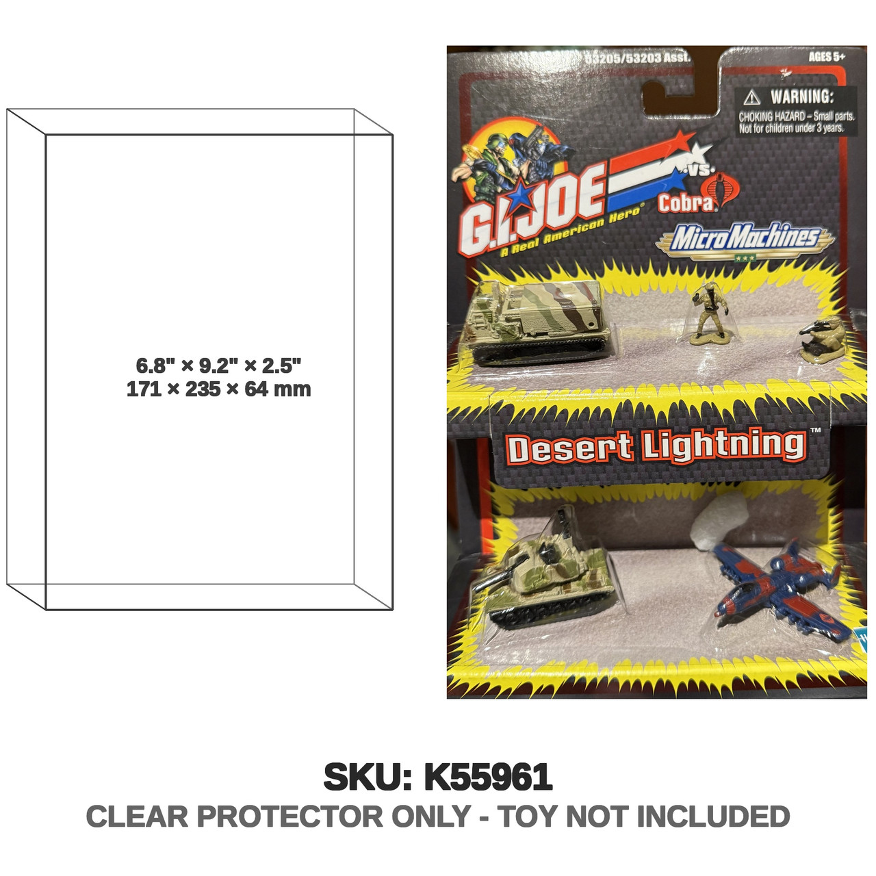 G.I. Joe Micro Machines Desert Lightning Freedom Strike