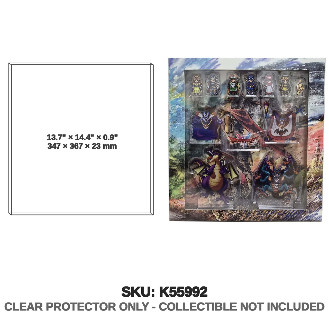 Dragon Quest I II HD 2D Remake Character Monster Acrylic Blocks Complete Set Standard