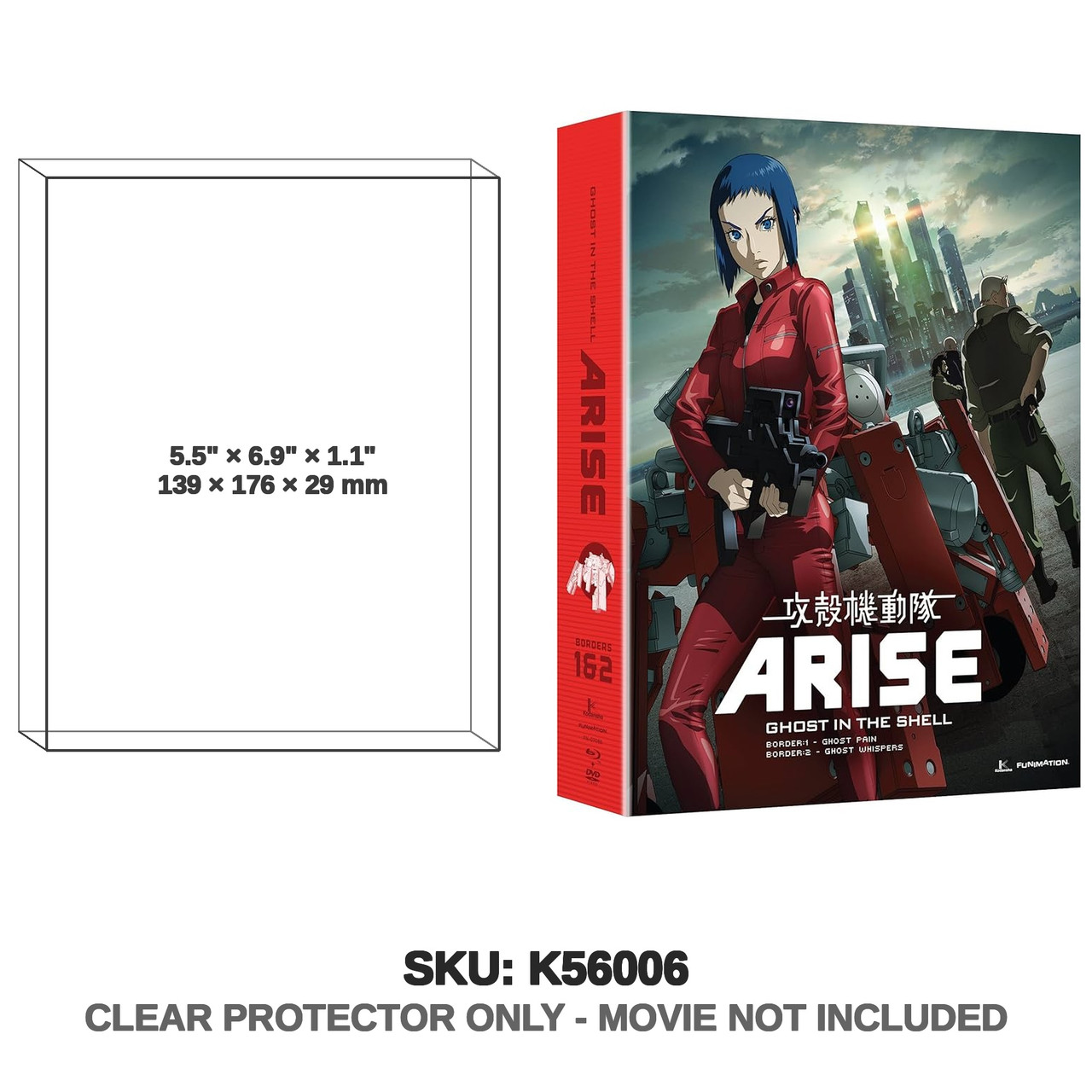 Ghost in the Shell Arise Border 1 and 2 Blu-ray