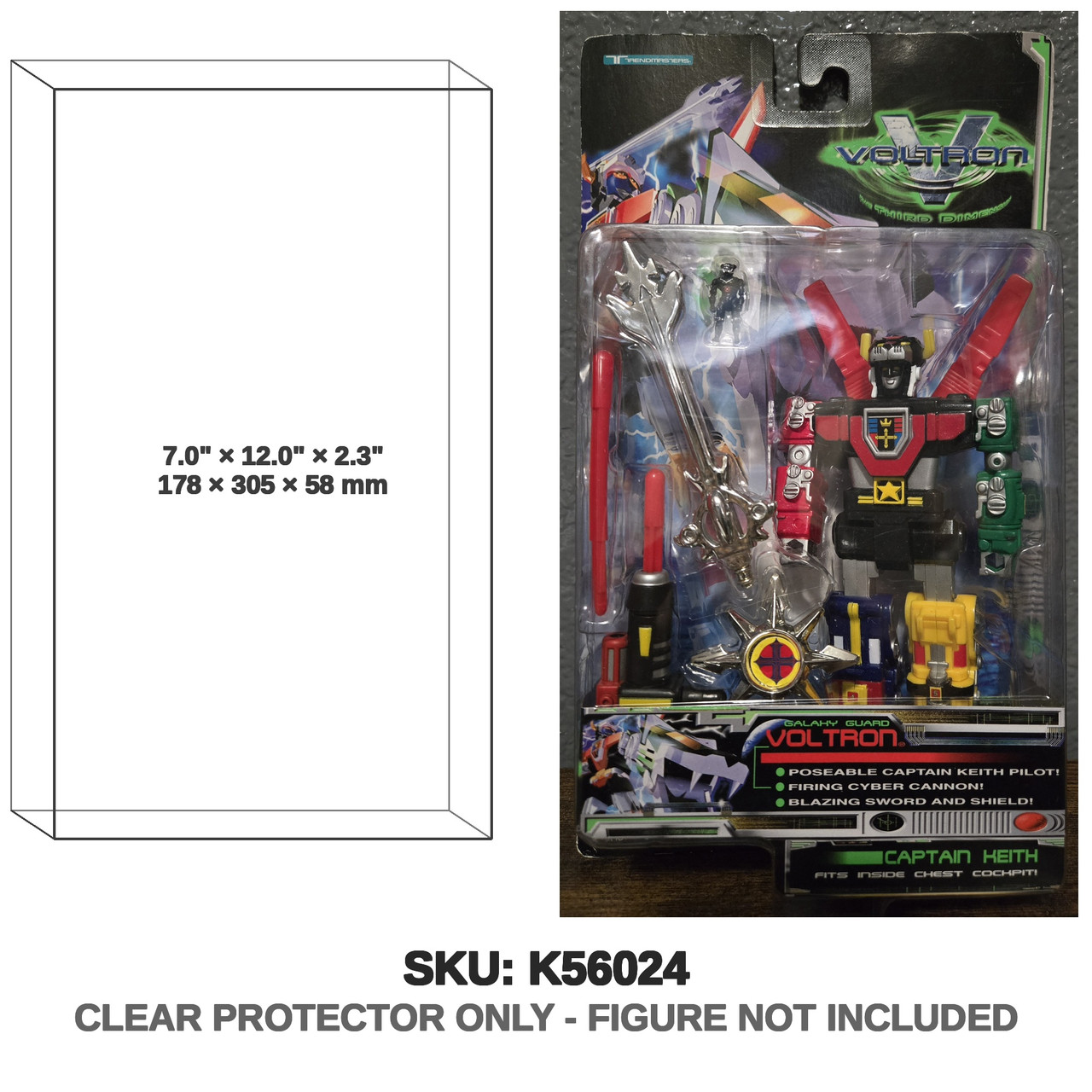 Trendmasters Voltron Galaxy Guard 6 Inch Action Figure
