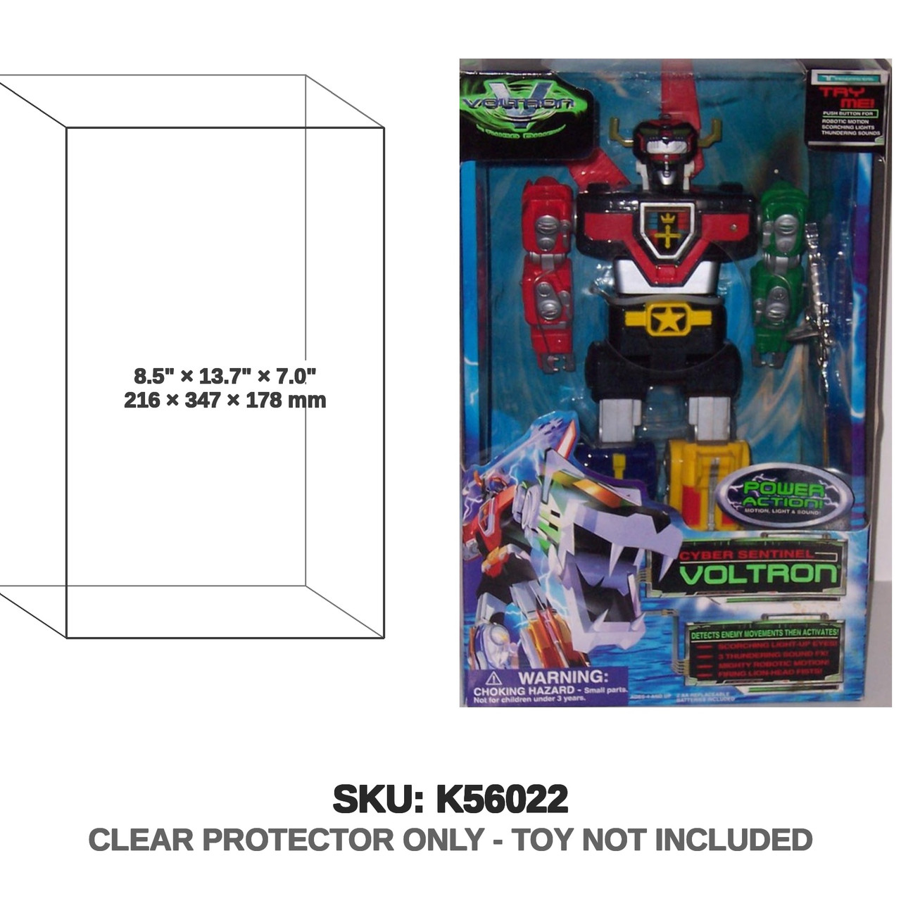 Trendmasters Voltron Cyber Sentinel Collectible Figure