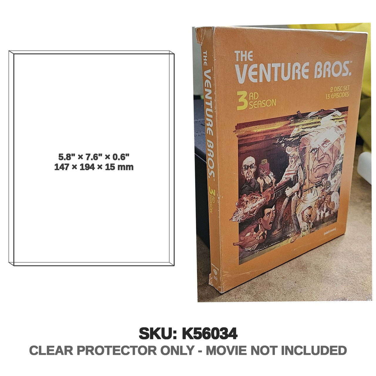 Warner Bros. The Venture Bros. Season 3 DVD