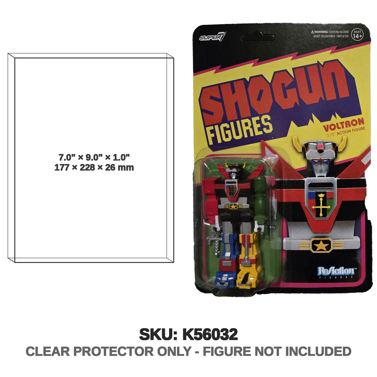 Voltron ReAction 3.75 Inch Retro-Style Figures